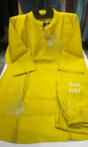 Yellow Kurta Set: A Touch of Royalty and Grace