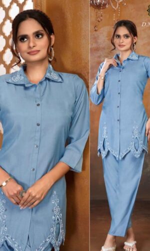 Sky Blue Kurta A Touch of Royalty and Grace