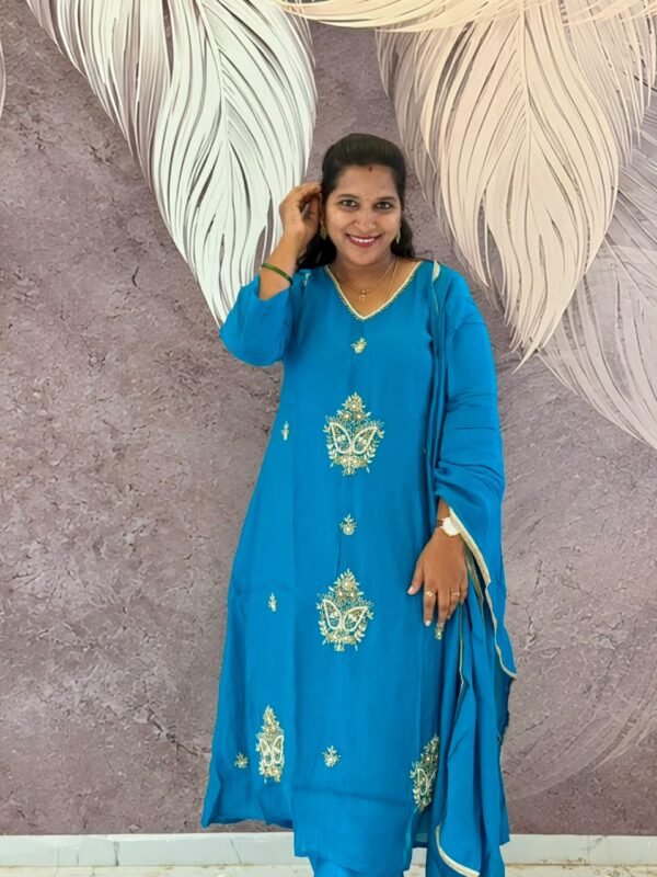 MULCHANDARI PARTY WEAR KURTA SET