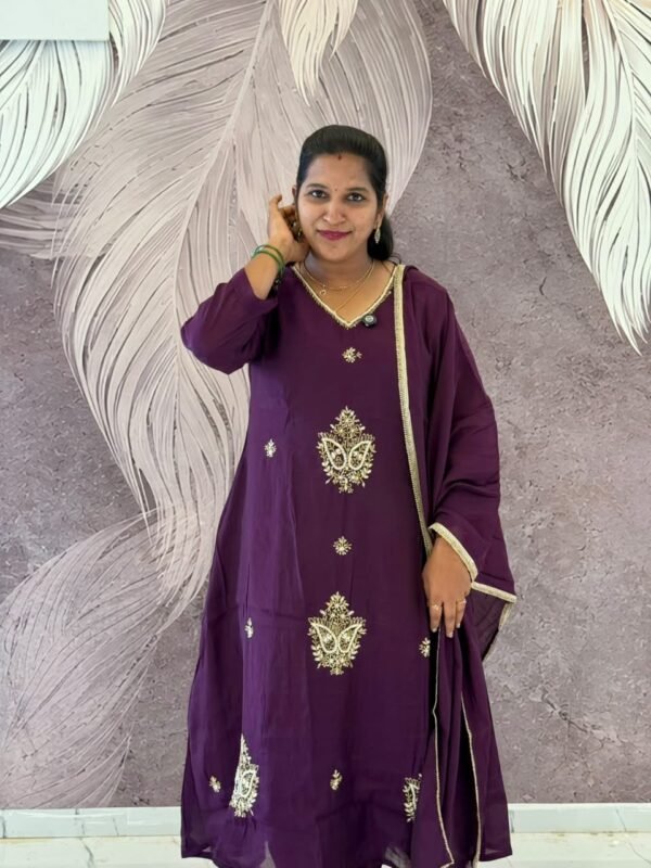MULCHANDARI PARTY WEAR KURTA SET